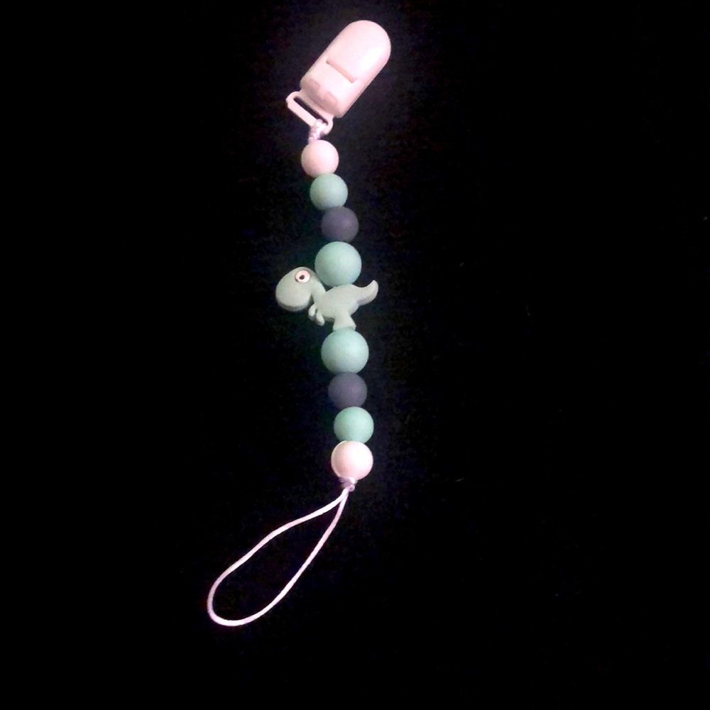 Kinktons Silicone Pacifier Clips for Boys Girls, Baby Pacifier